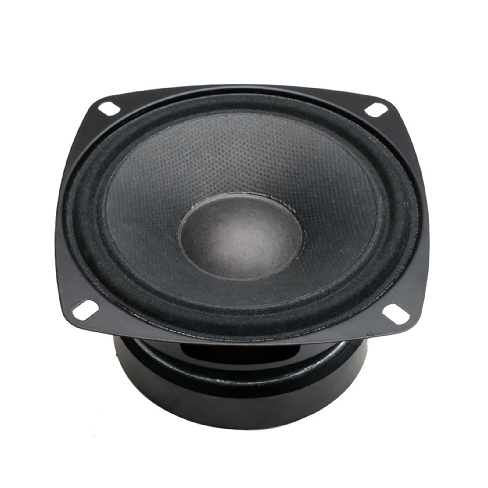 Ruggeds 4in Sound Driver Woofer With 40W Power Handling Bulletproofs Diaphragm Vibrations Reduction Suspension Design
