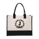 thumbnail image 1 of Women's Cotton Canvas Tote Bag Personalized Beach Shoulder Bag for Shopping and Travel, 1 of 7
