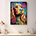 thumbnail image 2 of English Cocker Spaniel Dog Canvas Wall Art Colorful Pets Graffiti Highland Canvas Oil Painting Canvas Print Street Art Modern Artwork Living Bedroom Bathroom Home Office Decor, 2 of 4