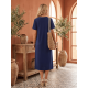 thumbnail image 4 of Vestido De Mujer Midi Casual Stretch Para Diario Y Salida, 4 of 5