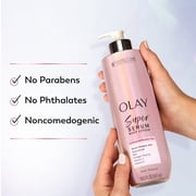 (2 pack) Olay Super Serum Body Lotion, Moisturizing Body Lotion for Dry Skin with Super Serum Complex, 18.5 fl oz