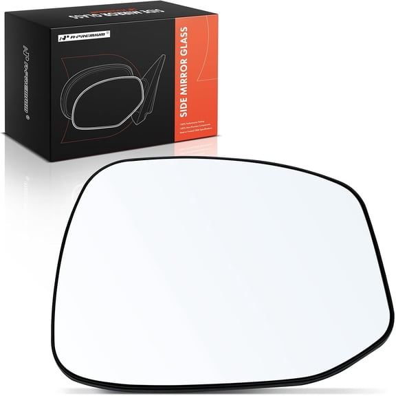A-Premium Right Passenger Side Non-Heated Mirror Glass with Backing Plate Compatible with Honda Civic 2012 2013 - Exterior Side View Convex Mirror
