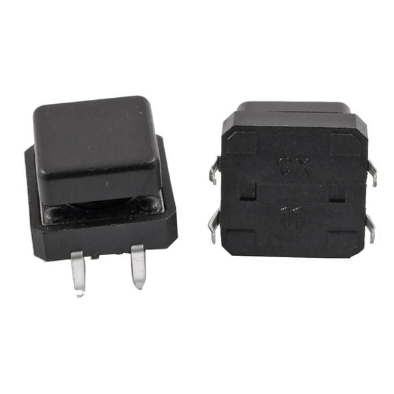 20pcs PCB Momentary Tactile Push Button Switch 12x12x12mm 4 Pin DIP w Cap