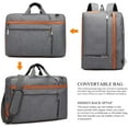 thumbnail image 4 of CoolBELL Convertible Backpack Shoulder bag Messenger Bag Laptop Case Business Briefcase Leisure Handbag Multi-functional Travel Rucksack Fits 15.6 Inch Laptop For Men / Women / Travel (New Grey), 4 of 6
