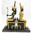 thumbnail image 3 of Egyptian King Queen Goddess Isis & God Osiris Sitting On Throne Figurine Set, 3 of 6