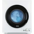 BLACK+DECKER BCED37 Compact Dryer for Standard Wall Outlet, Small