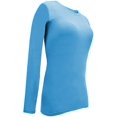 thumbnail image 3 of Women's Under Scrub Tee Crew Neck Long Sleeve T-Shirt, 3 of 7