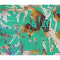 thumbnail image 5 of oneOone Tissu Flex Coton Vert Mer Abstrait Matériel de Robe Tissu Imprimé Tissu au Mètre 40 Pouces de Large, 5 of 5