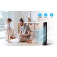 thumbnail image 2 of Tower Fan with Remote, 36 Inch Oscillating Bladeless Fan with 3 Speeds, 3 Modes, LED Display, Quiet Indoor Standing Fans for Home Bedroom Office Room, Black Powerful Floor Fan with 12-Hour Timer, 2 of 9