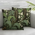 thumbnail image 3 of Nawypu  Throw Pillow Cover Lily  Valley Fern Floral Buds Leaves Stems Hand Drawn Wildflower Spring Plant Square Pillow Case Cushion Cover for Home Car Decorative, 3 of 5