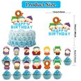 thumbnail image 4 of 30 Pcs For South Park Cartoon-Themed Birthday Decorations and Party Favors Set – Includes Banner, Cake Topper, 12 Cupcake Toppers, and 16 Balloons for Celebration Events, 4 of 5