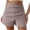 Coffee, variant on Sngxgn Womens Shorts Comfy Summer Drawstring High Waist Cotton Shorts for Women Trendy(Coffee,M)