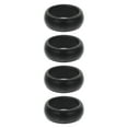 thumbnail image 1 of Shisuyan Protège-Doigts Réutilisables en Silicone Noir 4 Ensembles Flexibles, 1 of 8