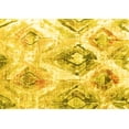 thumbnail image 1 of Ahgly Company Machine Washable Indoor Rectangle Abstract Yellow Contemporary Area Rugs, 7' x 10', 1 of 4