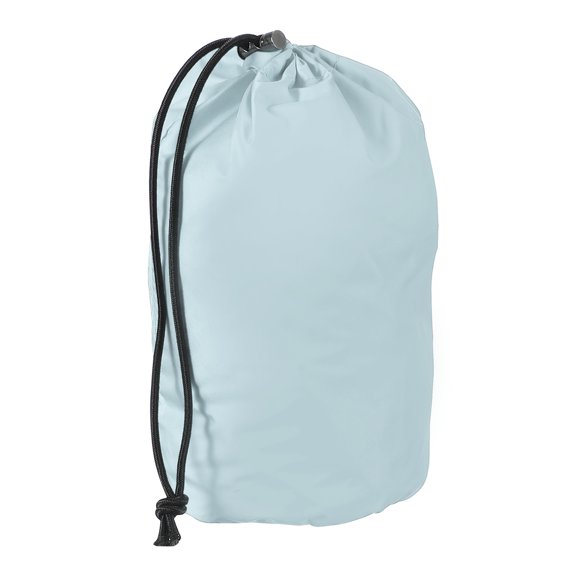 Uxcell Stuff Sack, Sleeping Bag Storage Sack, Waterproof Outdoor Storage Bag for Camping 4 x 8 In & Light Blue