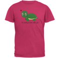 thumbnail image 1 of Turtle I'm Totally In Love With You Funny Pun Valentine's Day Mens T Shirt Pink X-LG, 1 of 1