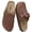 Habana, variant on Vegan Leather Clogs for Womens Mens, Cork Footbed Potato Slip On shoes for Women with Arch Support, Caramel Brown