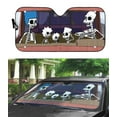 thumbnail image 4 of 3D Skeleton Design Car Sunshade Auto Interior Accessory, 4 of 6