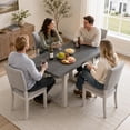 thumbnail image 3 of Leovanni 48inch Rectangle Dining Table, Modern Kitchen Table for Dining Room, Gray(Chairs Not Included), 3 of 16