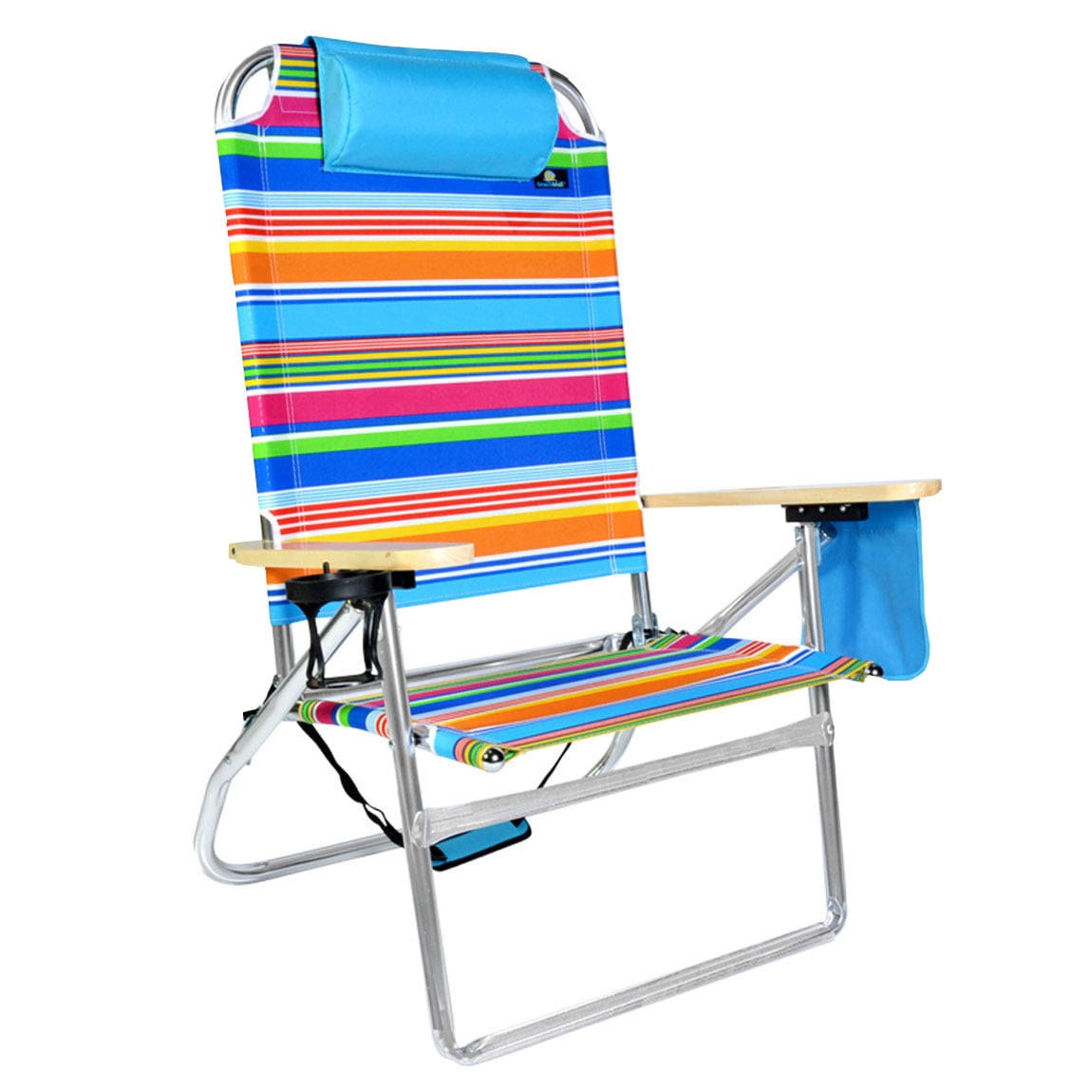 Minimalist High Seat Aluminum Beach Chair for Simple Design