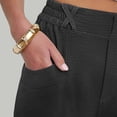 thumbnail image 5 of GUACER Women's Boho Jogger Pants Solid Casual High Waisted Loose Fit with Pockets Lounge Harem Pants, 5 of 8