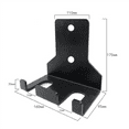 thumbnail image 4 of 2X Double Barbell Storage, Vertical Hanging Barbell Rack, Wall Mounted Barbell Holder for Home Commercial Garage Gyms, 4 of 6