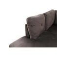 thumbnail image 5 of Starhome L Shaped Chocolate Couch with Ottoman(Pillows Included) Microfiber, 5 of 6