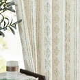 thumbnail image 3 of Cortinas Jinchan Boho para sala de estar, granja, 214 cm, 2 paneles, 3 of 9