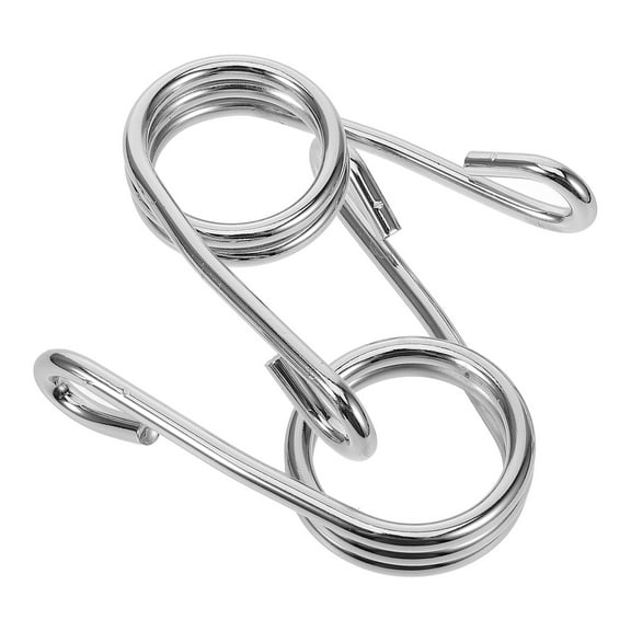 Worgeous 2Pcs Black Metal Motorcycle Saddle Seat Spring for 6.00X5.00X5.00cm