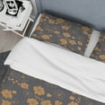 thumbnail image 4 of Designart 'Retro Handdrawn Poppies II' Mid-Century Modern Duvet Cover Set, 4 of 4