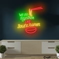 thumbnail image 2 of Craftnamesign Like Bowl & Ramen Neon Light Up Wall Sign For Japanese Store Decorations, 2 of 5