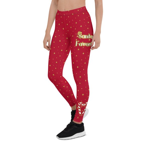 Santa's Favorite Leggings Size: XS for Women | FIERCEPULSE