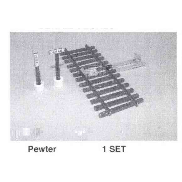 Dispositif de Déraillement sur Rail de Type W/2 Poteau, Traverses, Béquilles et Décalcomanies