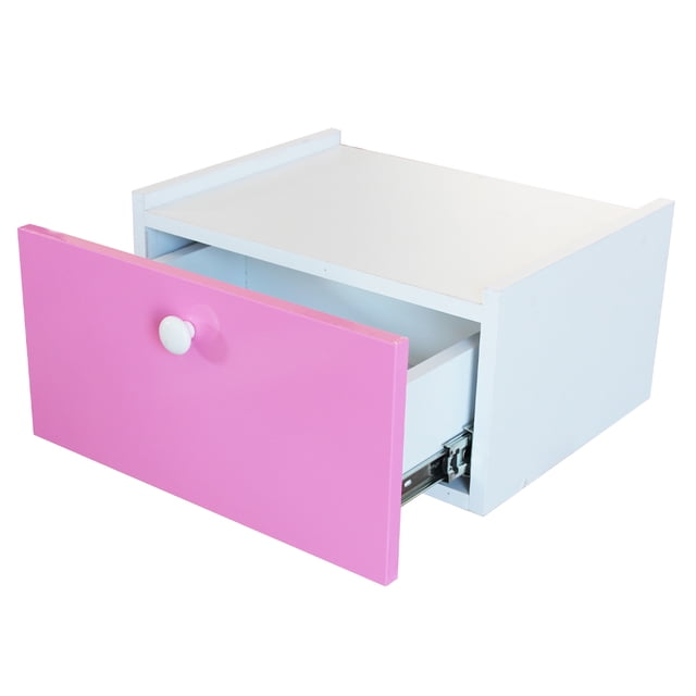 Cajonera Flotante buro MDF Pared Recamara Rosa