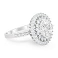 thumbnail image 3 of Cocktail Round Wedding Ring CZ 925 Sterling Silver Size 6, 3 of 8