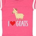 thumbnail image 4 of Inktastic Goat Cute I Love Goats Farm Animal Boys or Girls Baby Bodysuit, 4 of 5