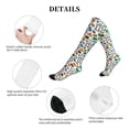 thumbnail image 5 of Lsque Art Of Livings Pattern Sport Compression Socks for Men & Women 15-20 mmHg Knee High Nurse Pregnant Running Medical and Travel Athletic, 5 of 6