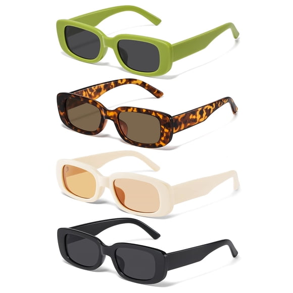 Gafas de sol JASPIN Y2K Rectangulares UV400 para mujeres y hombres