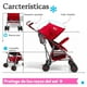 thumbnail image 2 of Carriola de bastón The Baby Shop compacta,frenos,arnés,8 llantas Rojo, 2 of 6