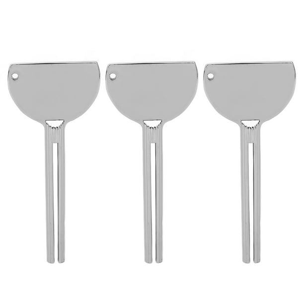 Tube Roller Key,3Pcs Key Squeezer Stainless Toothpaste Squeezer Key Paste  Squeezer Ultimate Comfort