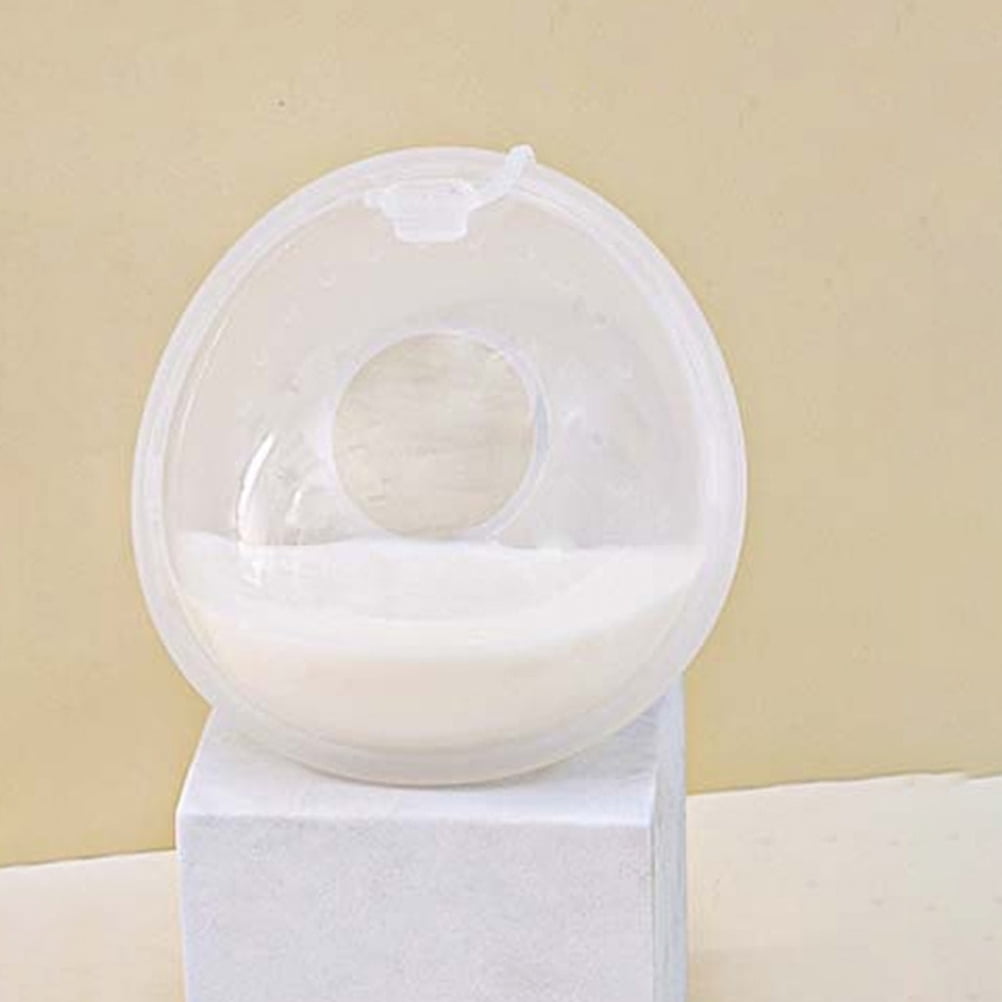 NIAIZEK 2-Pack White Silicone Breastmilk Saver Pump Parts Protective Covers for Nursing Moms