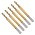 thumbnail image 2 of 3 Flute Mill Cutter Flat Bottom Tungsten Steel Industrial Supplies 3.175 x 2.5 x 8 x 40, 2 of 5