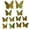 Gold, variant on Dvkptbk Butterfly Decorationing Hollow Wall Stickers Home Decor Cardboard Wall Stickers Home Decor