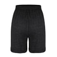 thumbnail image 5 of YUHAOTIN Petite Sweatpants for Women Women Fashion Casual Solid Sports Pocke Drawstring with Soft Activewear Comfy Loose Yoga Shorts Womens Joggers Tall Open Bottom Women's Pants Casual Petite, 5 of 6
