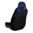 thumbnail image 2 of Balery Black Blue Glitter Sparkles Funda de Asiento para Auto con Diseño - Cubierta Frontal Suave y Transpirable con Protector Antideslizante- 1 Unidad, 2 of 5