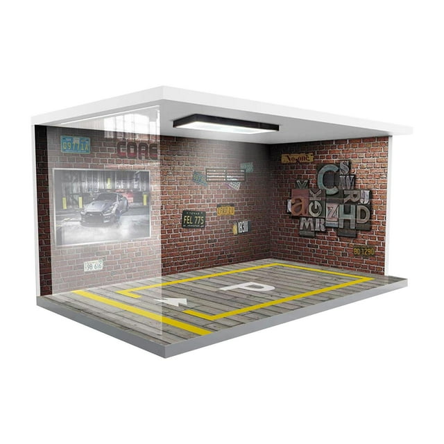 bedienty Model Car Display Transparent Model Showcase Collectors style Sports for B Gifts Car Style A