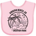 thumbnail image 3 of Inktastic Summer Vacation Mode Virginia Beach Virginia Boys or Girls Baby Bib, 3 of 4