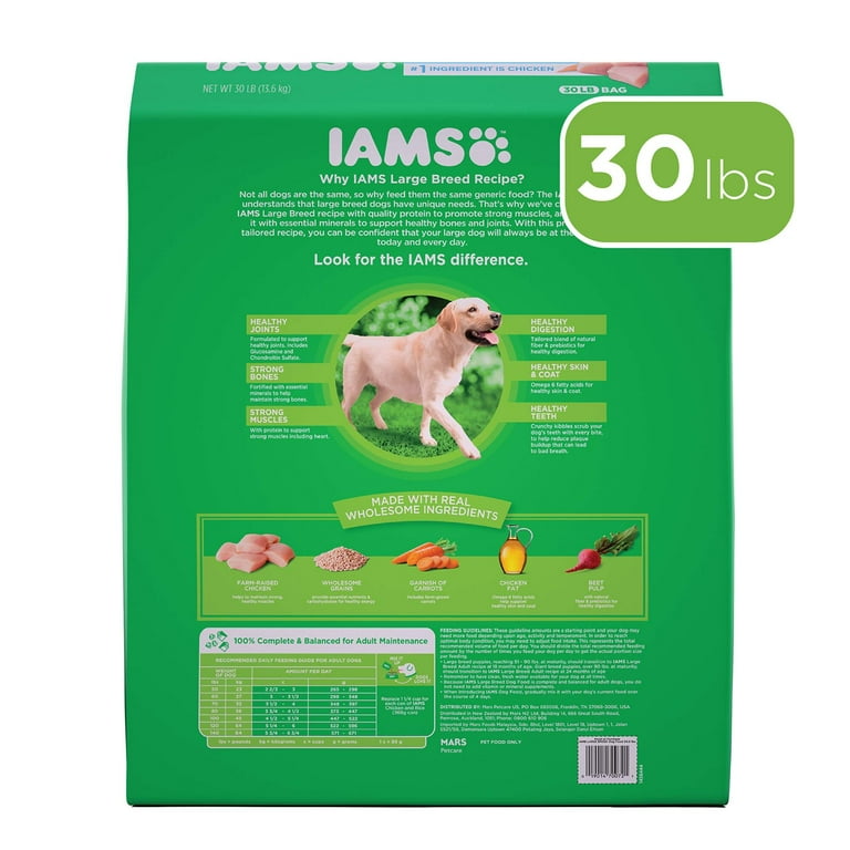 Walmart iams top large breed
