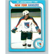 1979-80 O-Pee-Chee #179 Ed Johnstone  RC Rookie New York Rangers  V18392