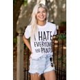 thumbnail image 4 of Hate Everyone and Pants Sarcastic Men's Graphic T Shirt Tees Brisco Brands S, 4 of 6